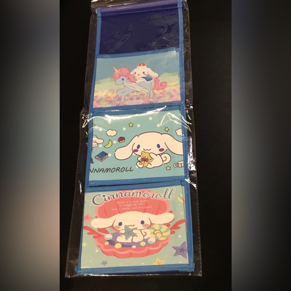 Sanrio Cinnamoroll Blue Aqua Multi-Pocket wall  Organizer